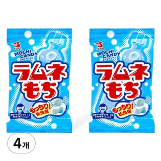 彈珠汽水糖 麻糬焦糖口味, 4袋, 32g