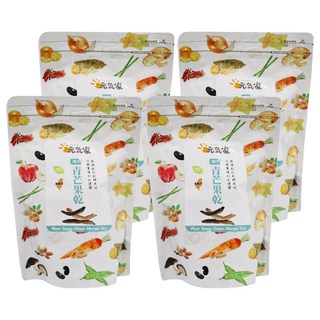 元氣家 梅汁青芒果乾 4包 200g 酸甜Q彈 獨立包裝