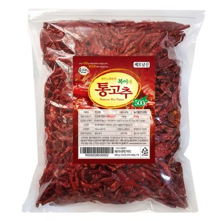 복이네먹거리 베트남 건고추, 500g, 1개