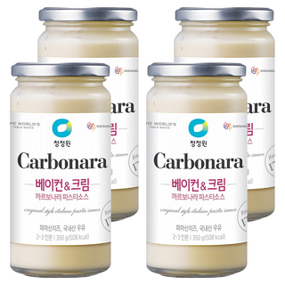 清淨園 奶油培根義大利麵白醬, 350g, 4個