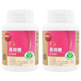 葡萄王 易得纖益生菌膠囊, 30顆, 600mg, 2罐