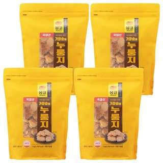 몽고식품 가마솥에 누룽지, 1kg, 4개