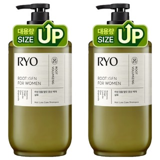RYO 呂 Rootzen 女性專用緩解掉髮症狀專業護理大容量洗髮精, 800ml, 2個