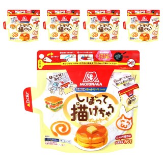 MORINAGA 森永 手作鬆餅粉, 日本原裝進口, 鬆軟綿密, 簡單料理, 150g, 5包