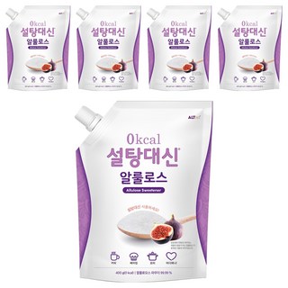 SEOLTANGDAESIN 阿洛酮糖, 400g, 5包