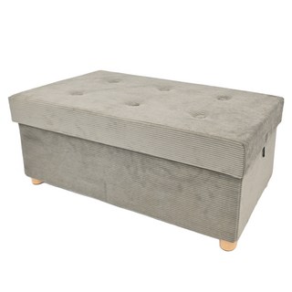 IRIS OHYAMA 愛麗思歐雅瑪 折疊收納木腳長椅凳 ASSTW-76, 灰色, 1個