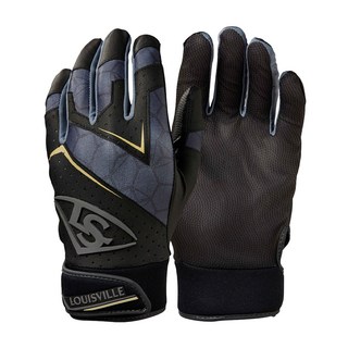 LOUISVILLE Slugger 路易斯威爾 LS GENUINE 2 打擊手套, 黑色, 1雙