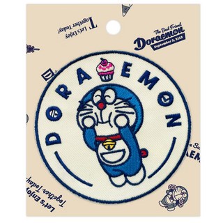 Doraemon 哆啦A夢 大刺繡裝飾貼 w7.5xh7.5cm, 多色, 好吃 多色