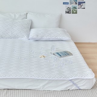 리브맘 프리미엄 듀라쿨 아이스쿨링 냉감패드, 아쿠아, 쿨매트