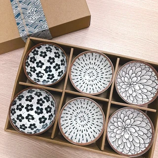 WORTH IT 渥思 和風手繪陶瓷碗禮盒 直徑11 x 高6 cm, SA2HR001, 碗6個, 1盒