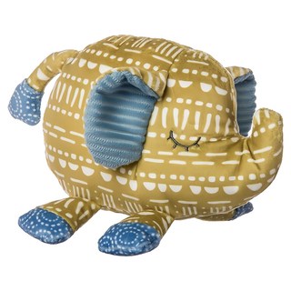 Mary Meyer 蜜兒 柔軟手搖鈴 啵啵象 - 波希米亞風格，柔軟布料，刺激聽覺發展, 1個