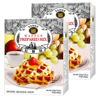 FANGS方氏 鬆餅粉 (100公克 x 2包入) 鬆軟可口 簡單易做 享受DIY烘焙的樂趣, 200g, 2盒