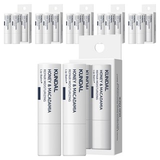 쿤달 리페어 립밤, 무향, 3.6g, 12개