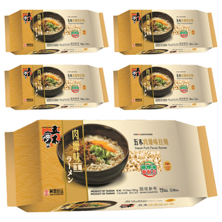 五木 肉燥味拉麵, 快速煮熟只需3分鐘, 321g, 5包