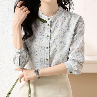 LUNA GIRL 亨利領設計重點罩衫