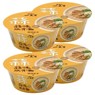 維力 一度贊 蒜味豚骨杯麵 190g, 4入