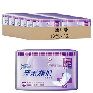 康乃馨 奈米核心健康護墊 薰衣草香, 15cm, 36片, 12包