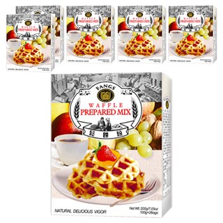 FANGS方氏 鬆餅粉 (100公克 x 2包入) 6入組 輕鬆製作美味鬆餅, 200g, 6盒