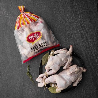 하림 커플치킨 통닭 백숙용 (냉장) 2입, 1.1kg, 1개