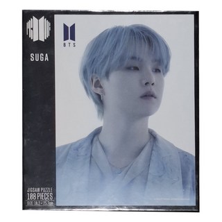 BTS 拼圖 Proof SUGA 108片, 精美偶像照片，享受拼圖樂趣, 藍色調, 1盒