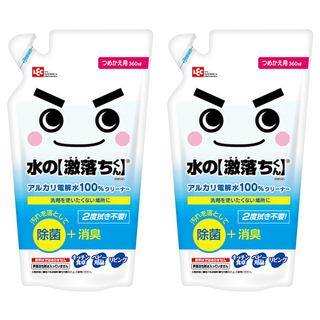 LEC 激落君 鹼性電解水去污噴劑補充包, 360ml, 2包