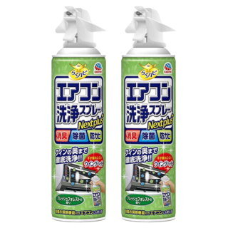 Rakuhapi 冷氣清潔劑 綠色森林香, 420ml, 2瓶