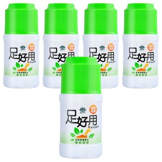 足好用 鞋腳除臭粉 天然消臭配方, 50g, 5瓶
