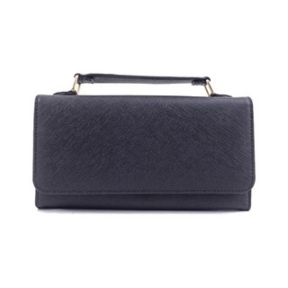 真皮十字紋牛皮2WAY女士肩背皮夾/錢包/長夾/晚宴包/女夾/女包 LH863