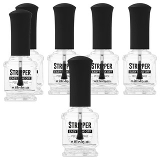 withshyan 可剝式基底卸甲液, 15ml, 6個