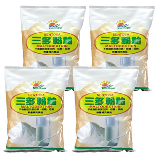 SENTOSA 三多 粉飴，不含脂肪及蛋白質，低糖、低鈉，能量補充食品, 1kg, 4包