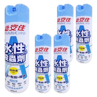 必安住 水性殺蟲劑, 600ml, 5瓶