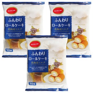 山內 牛奶蛋糕捲 10入, 140g, 3個