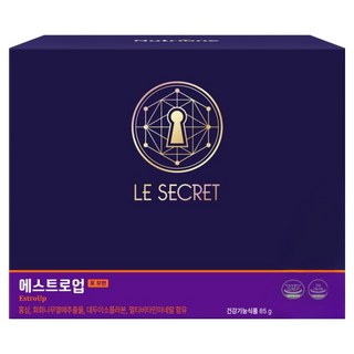 르시크릿 에스트로업 영양제, 100정, 1박스