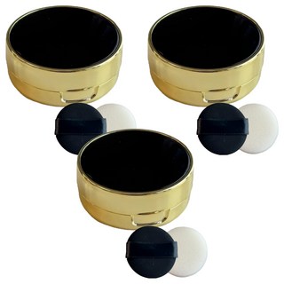 무아누 미니 쿠션 케이스 50 x 22 mm, 3개, 블랙