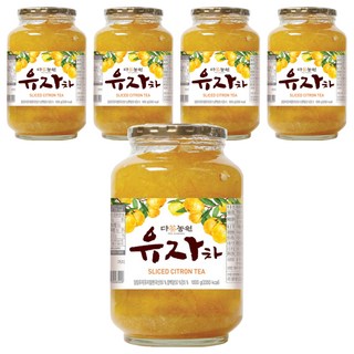 Danongwon 柚子茶, 1kg, 1入, 5罐
