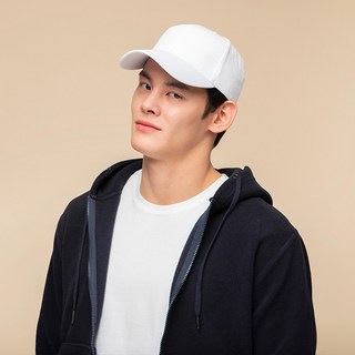 CARET 男女適用 素色棒球帽, 白色, XL