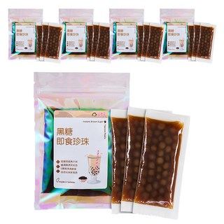 Medolly 蜜思朵 黑糖即食珍珠, 150g, 5袋