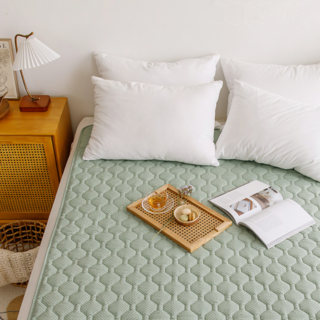 보국전자 에어셀 베이직 전기요 아르데코 BKB-2604D, 더블(135 x 180 cm), 그린