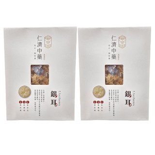 仁濟中藥 纖Q銀耳, 嚴選品質 朵朵潤厚 無染色燻硫, 160g, 2包