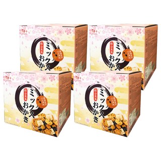 TRYGOODZ 翠菓子 綜合米果禮盒 酥脆口感 獨立小包裝, 600g, 4盒