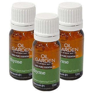 OiL GARDEN 澳悠園 100% 單方純精油 百里香 12ml 澳洲原裝進口, 3瓶