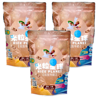 稻味 米粒星球 花生牛奶 90g, 3包
