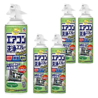 興家安速 冷氣清潔劑, 日本原裝進口, 免水洗, 一噴就乾淨, 深層去汙, 99.9%抑菌, 420ml, 5瓶