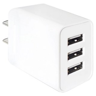 Dr.AV 聖岡科技 3.1A 極速充電器 3 Port 全PC外殼 耐熱125°C, PB-533, 1個