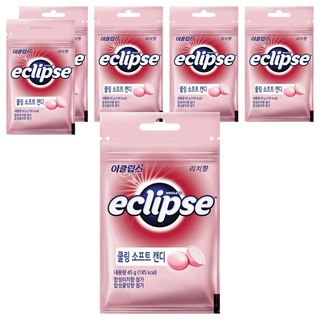 이클립스 쿨링 소프트 캔디 리치향, 45g, 6개