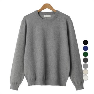 M.N.C 男款可水洗亮澤圓領針織衫 MDKN824RO