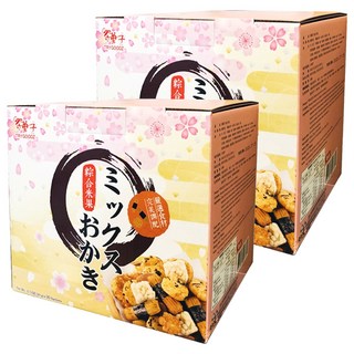 TRYGOODZ 翠菓子 綜合米果禮盒 酥脆口感 獨立小包裝, 600g, 2盒