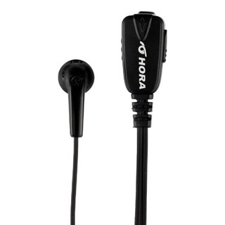 HORA HR-802 耳塞式麥克風 高感度麥克風 清晰通話, 黑色