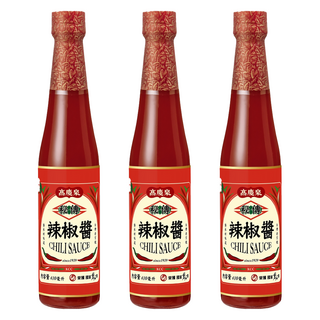 高慶泉 秘傳辣椒醬 80年好滋味 拌飯/拌麵/沾醬, 410ml, 3瓶