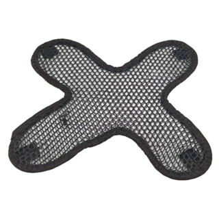 安全帽X型內襯 Set 3片, 不適用, 黑色, 1組